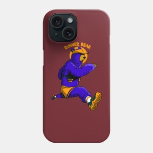 Runner Bear Phone Case