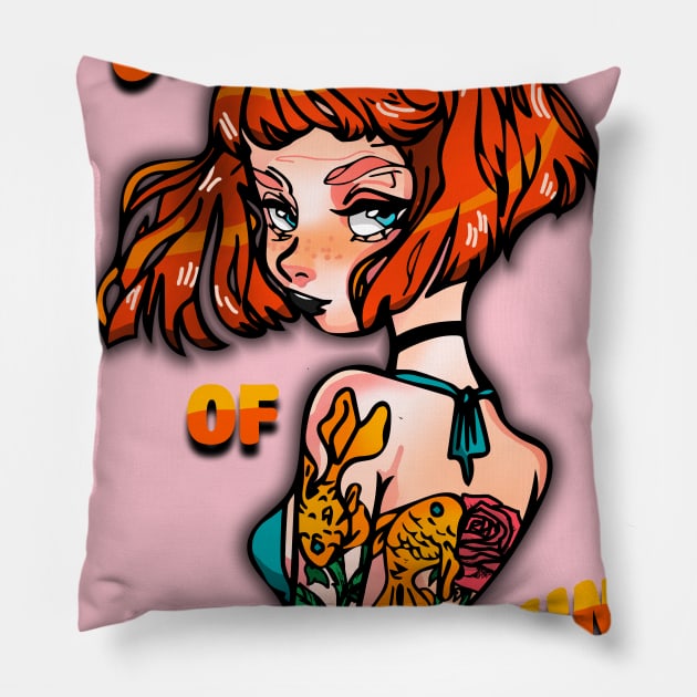 Child of the sun Pillow by AmurArt