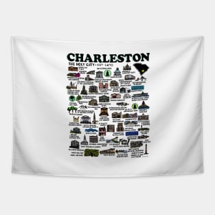 Charleston Map Tapestry