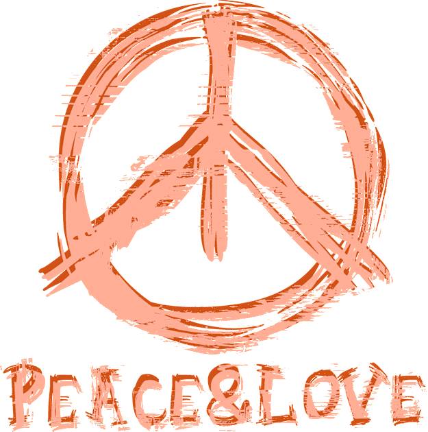 Love Peace Kids T-Shirt by mkbl