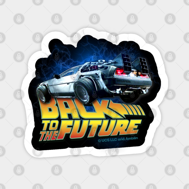 Back to the future movie. Delorean time machine - Back To The Future - Sticker