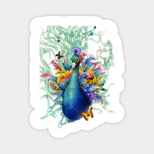 Royal Peacock Magnet