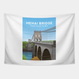 Menai Bridge, Anglesey - North Wales Tapestry