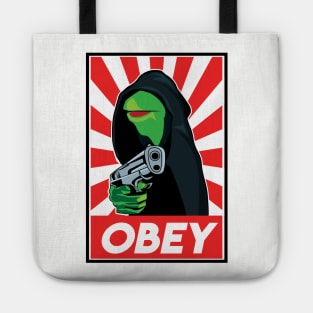 Hooded Kermit Tote