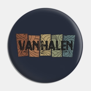 Van Halen Retro Pattern Pin