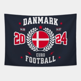 Denmark 2024 Football Supporter Tapestry