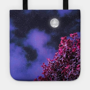 A Beautiful Full Moon Night Tote