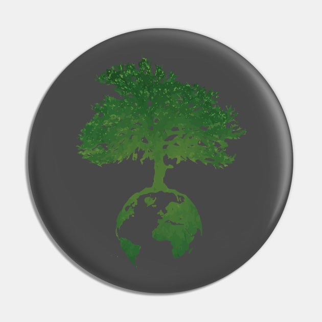 Earth Pin by Wwonka