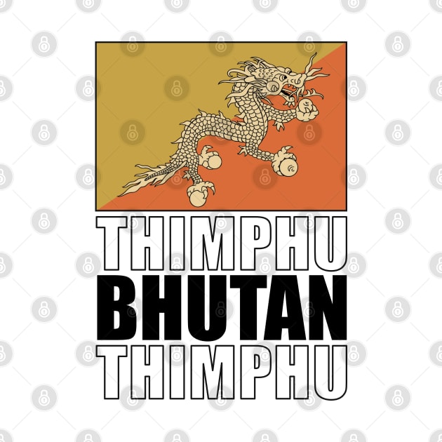 Flag of Bhutan by KewaleeTee