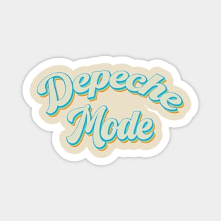 vintage color depeche mode Magnet