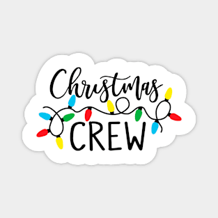 Christmas Crew Christmas Lights Family Pajama Men Women Kids Magnet