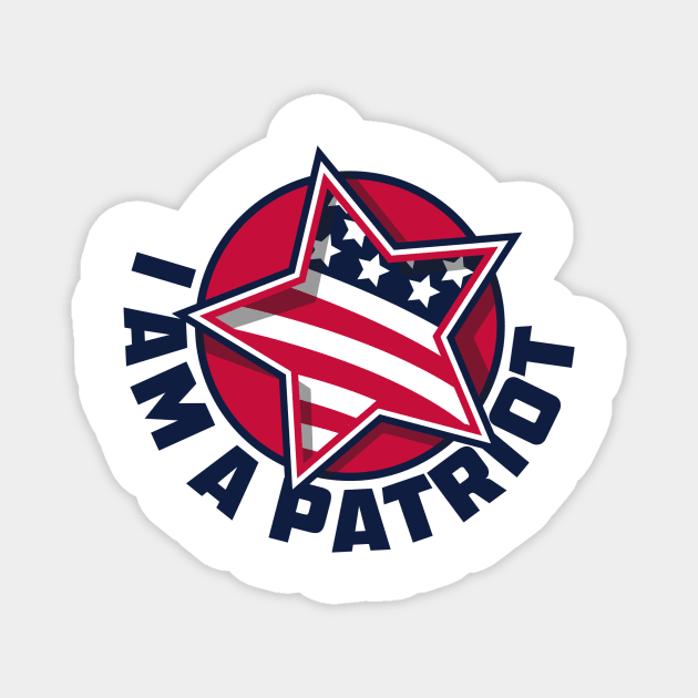 I Am a Patriot Magnet by MarkSeb