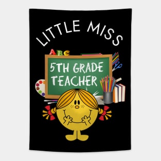 Little Miss 5th Grade Teacher Tapestry