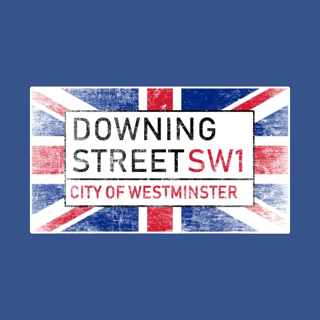 DOWNING ST LONDON Union Jack Distressed by Scarebaby