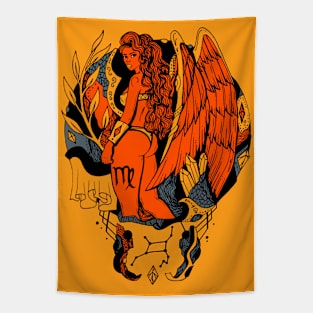 Orangrey Virgo Beauty Tapestry