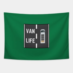 Van Life Highway Tapestry