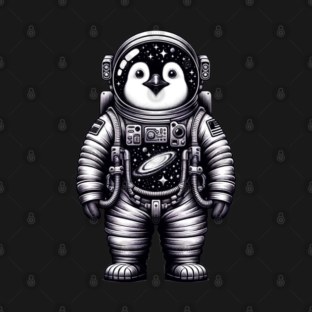 Spacesuit penguin by Ekim Ts