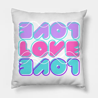 Retro Valentine Vision of Love Pillow