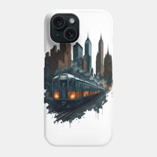 NYC’s Subway: A Splash of Colors Phone Case