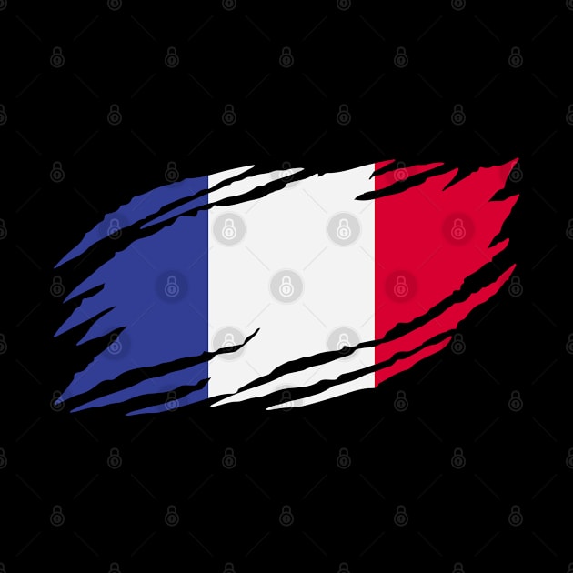 france flag by s4rt4