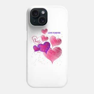 Heart Confetti Phone Case