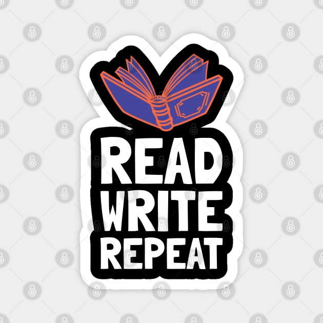 read write repeat Magnet by juinwonderland 41