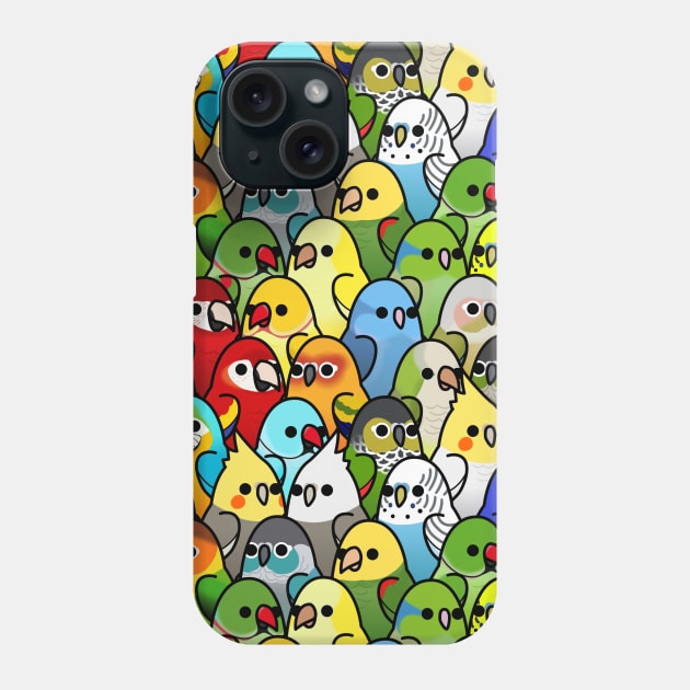 Too Many Birds!™ Bird Squad 1 Phone Case by MaddeMichael