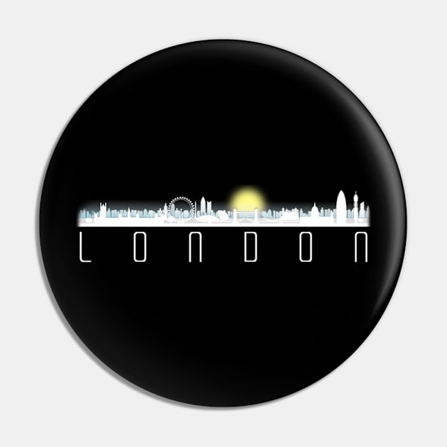 London Skyline Pin by MasteryClothing