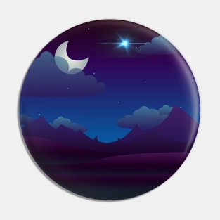 Night time, Chill time Pin