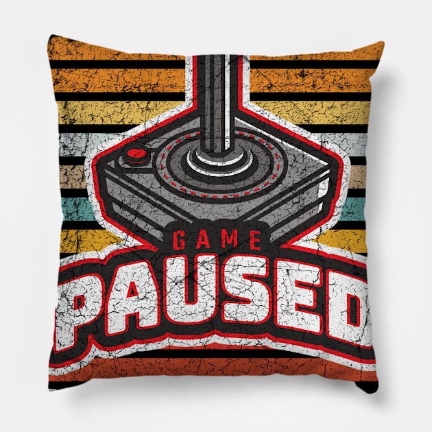 I Paused My Game To Be Here Pillow by dcoxdesigns