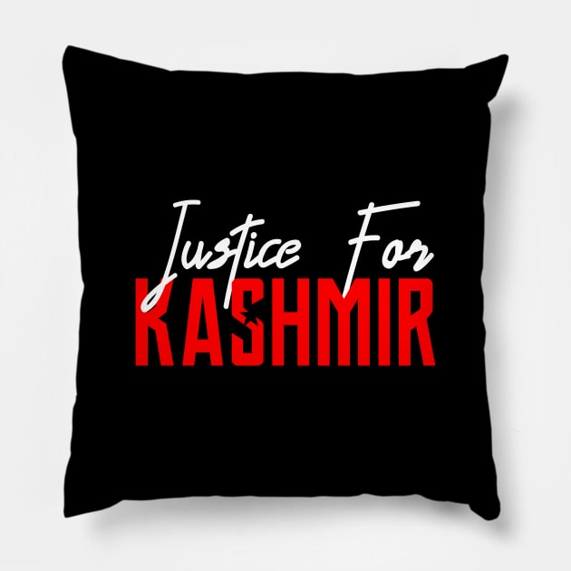 Justice For Kashmir Set Kashmir Free And Remove Article 370 Pillow by mangobanana