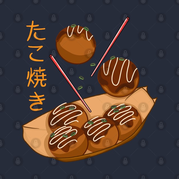 Kawaii Takoyaki by Kimprut