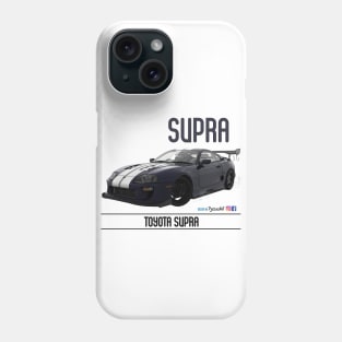 Supra Time Attack Blue Stripe Phone Case