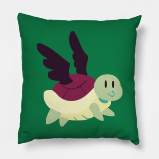 Black Winged Turtle Pillow