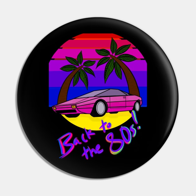 Back to the 80s Pin by ChristophZombie