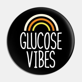 Glucose Vibes Diabetes Diabetic Pin