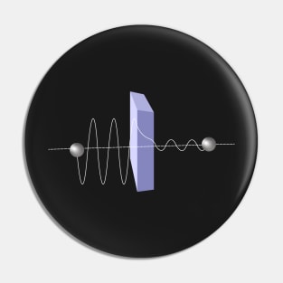 Quantum Tunneling Diagram - Physics Quantum Mechanics Pin