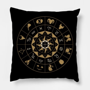 Zodiac Astrology Signs Esoteric Stars Alignment Pillow