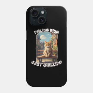 Cute Chilling Cat Phone Case