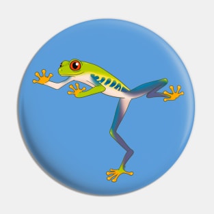 Red Eyed Tree Frog Pin