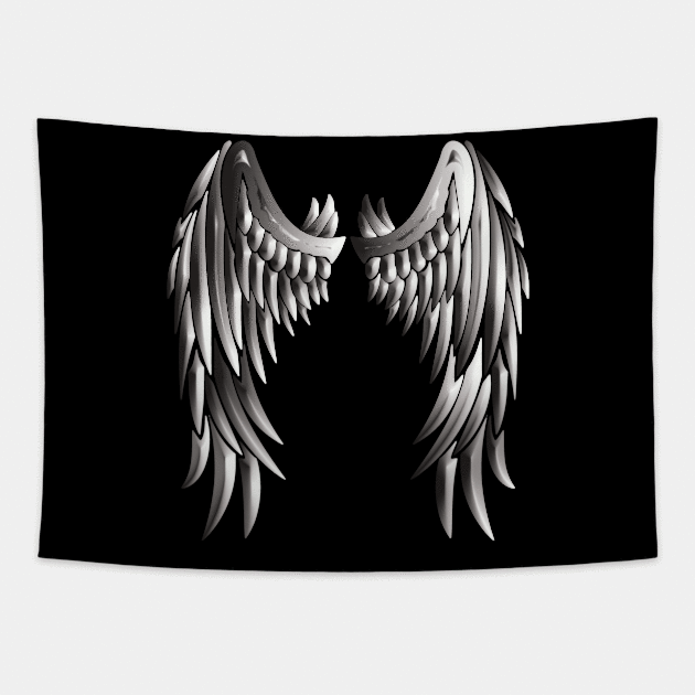 Duochrome Angel Wings Tapestry by WannabeArtworks