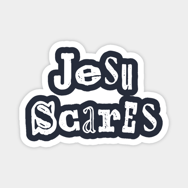 Jesu Scares Magnet by n23tees