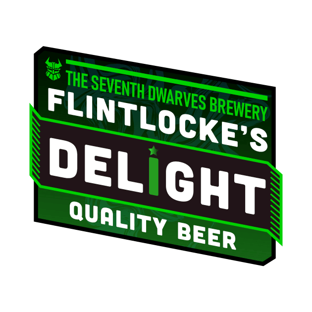 Deep Rock Galactic Flintelocke's Delight Beer from the Abyss Bar by Arnieduke