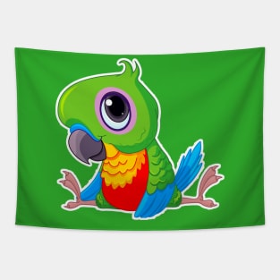cute parrot Tapestry