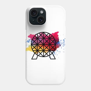 Spaceship Earth - Red Splatter Phone Case