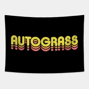 Retro Autograss Tapestry