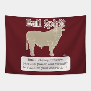 Spirit Animal-Bull Tapestry