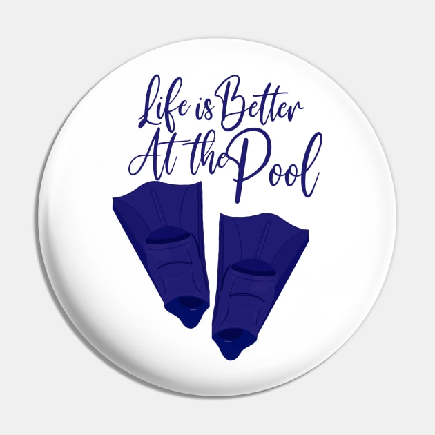 Life is Better at the Pool Pin by smoochugs