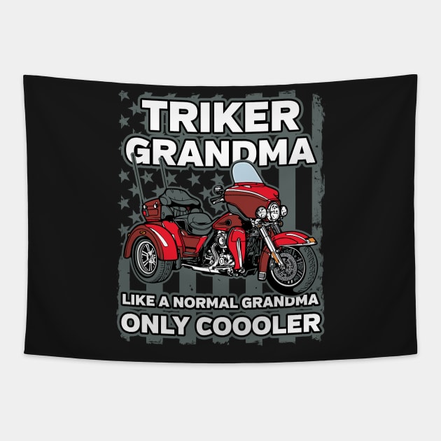 Triker Grandma Tapestry by RadStar