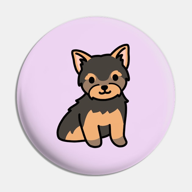 Yorkshire Terrier Pin by littlemandyart